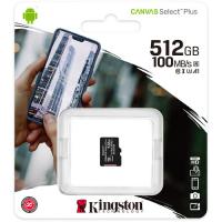 Kingston 512GB Canvas Select Plus UHS-I Micro SD (SDXC) Memory Card