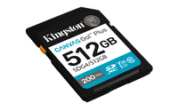 Kingston Technology 512GB SDXC Canvas Go Plus Gen4 200MB/s C10 UHS-I U3 V30