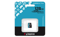 Kingston Technology 128GB microSDXC Canvas Go Plus Gen4 200R A2 U3 Single Pack w/o ADP