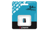 Kingston Technology 64GB microSDXC Canvas Go Plus Gen4 200R A2 U3 Single Pack w/o ADP