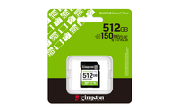 Kingston Technology 512GB SDXC Canvas Select Plus Gen3 150MB/s C10 UHS-I U3 V30