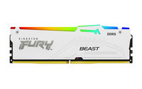 Kingston Technology FURY Beast 64GB 6400MT/s DDR5 CL32 DIMM (Kit of 2) White RGB XMP