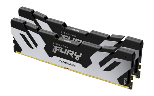 Kingston Technology FURY 48GB 8000MT/s DDR5 CL38 DIMM (Kit of 2) Renegade Silver
