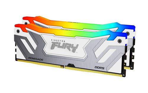 Kingston Technology FURY 48GB 8400MT/s DDR5 CL40 CUDIMM (Kit of 2) Renegade RGB White XMP
