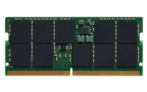 Kingston Technology 32GB, DDR5, 4800MT/s, ECC, Unbuffered, SODIMM, CL40, 2RX8, 1.1V, 262-pin, 16Gbit