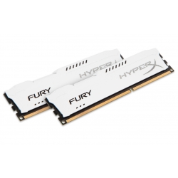 HyperX Fury HX313C9FWK2/16 White 16GB (8GB x2) DDR3 1333Mhz Non ECC Memory RAM DIMM