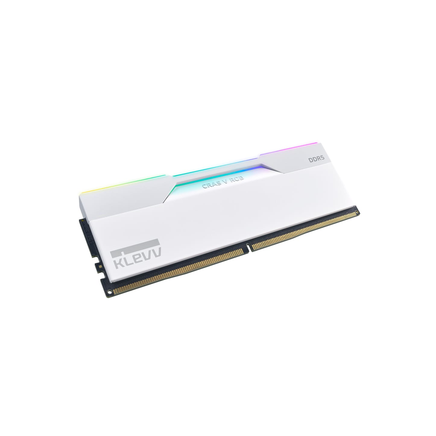 KLEVV CRAS V RGB EXPO 32GB (2x16GB) 6400MHz C30 DDR5 Dual Channel Kit - White