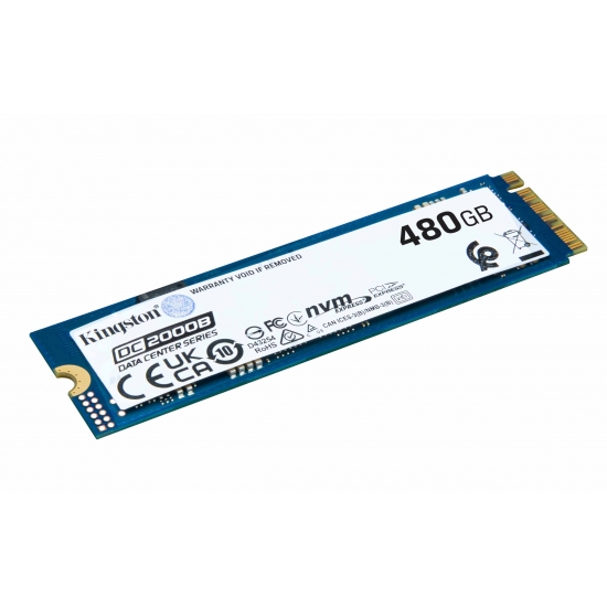 240GB Kingston DC2000B M.2 NVMe SSD - 2280mm, PCIe Gen4 x4, 4500MB/s R, 400MB/s W