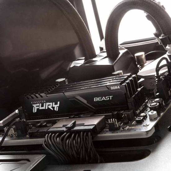 8GB Kingston FURY Beast KF436C17BB/8 DDR4 3600MT/s Memory DIMM - Black