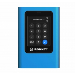 7.68TB (7680GB) Kingston Ironkey Vault Privacy 80 External Portable SSD - Encrypted, XTS-AES 256-bit, USB 3.2, Gen1
