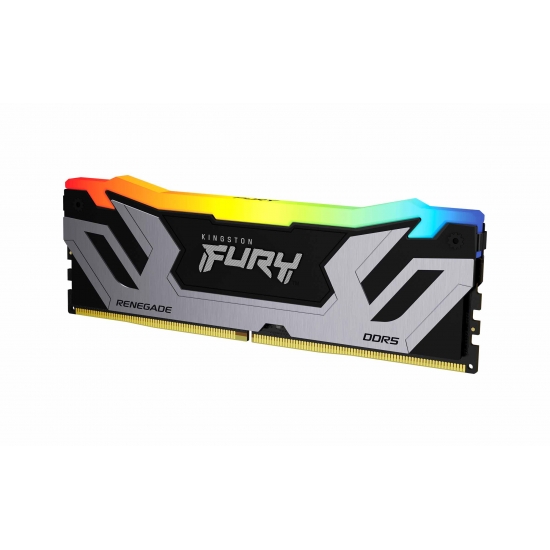24GB Kingston FURY Renegade RGB KF588CU42RSA-24 DDR5 8800MT/s Memory CUDIMM - Silver/Black