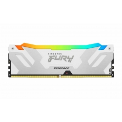 24GB Kingston FURY Renegade RGB KF584CU40RWA-24 DDR5 8400MT/s Memory CUDIMM - Silver/White