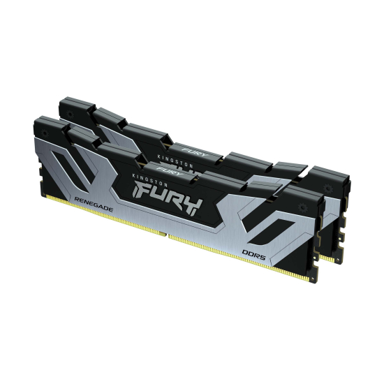 48GB (24GB x2) Kingston FURY Renegade KF588CU42RSK2-48 DDR5 8800MT/s Memory CUDIMM - Silver/Black