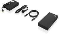 Lenovo 40AS0090AU notebook dock/port replicator Wired USB 3.2 Gen 1 (3.1 Gen 1) Type-C Black