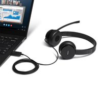 Lenovo 4XD0X88524 headphones/headset Head-band Black