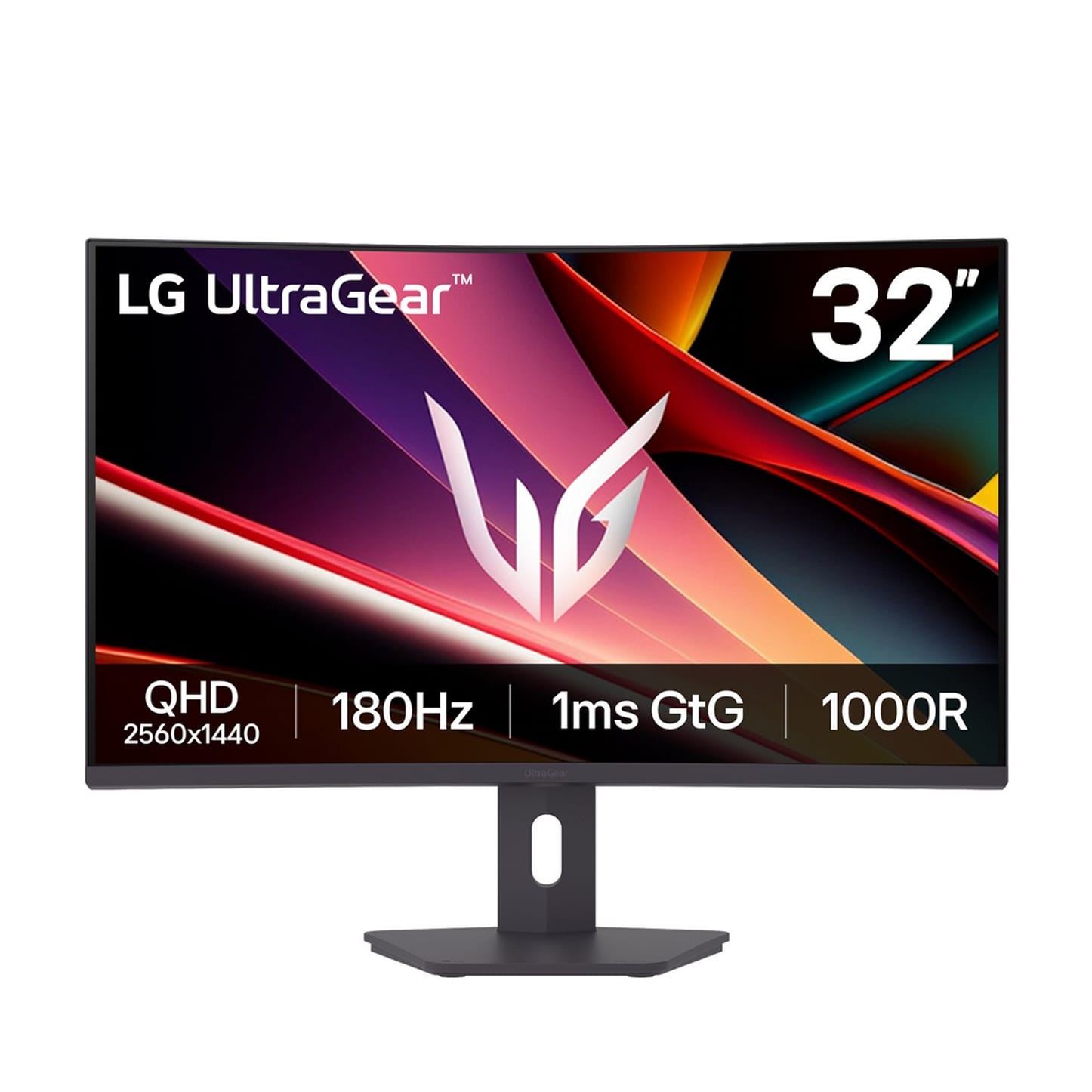 LG 32G600A-B UltraGear G6 32” QHD VA 180Hz 1ms FreeSync Curved Widescreen Gaming Monitor