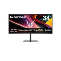 LG UltraGear 34G630A-B 34" 3440x1440 WQHD VA 240Hz FreeSync 1ms DisplayHDR 400 Ultrawide Curved Gaming Monitor