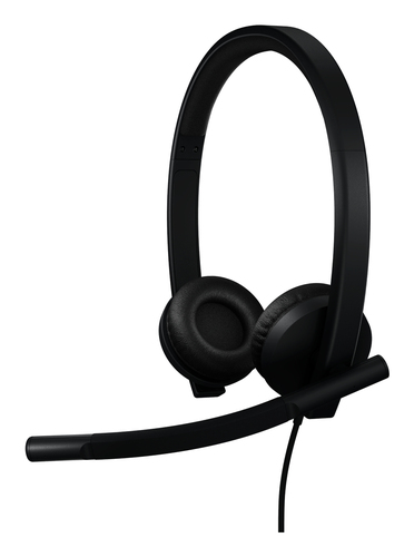 Logitech H570e Headset Wired Head-band Office/Call center USB Type-C Black