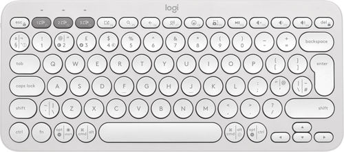 Logitech Pebble Keys 2 K380s keyboard Universal RF Wireless + Bluetooth QWERTY UK English White