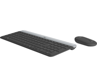 Logitech Slim Wireless Combo MK470 keyboard RF Wireless QWERTY US International Graphite