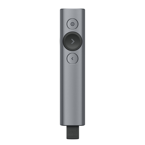 Logitech Spotlight Presentation Remote wireless presenter Bluetooth/RF Grey