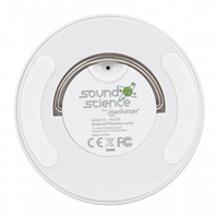 Manhattan Sound Science Bluetooth Speaker (Clearance Pricing), 5 hour Playback time, Range 10m, microSD card reader (32GB), Aux 3.5mm connector, Output 3W, USB-A charging cable included, 1200mAH battery, Bluetooth v5, Built-in hanger, White, 3 Year Warran