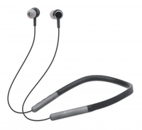Manhattan Bluetooth In-Ear Headset with Neckband (Clearance Pricing), Microphone, Integrated Controls, Sweatproof, Noise Isolating, 5 hour usage time, Max Range 10m, MicroSD Card slot, Bluetooth v5.0, USB-A charging cable included, Three Year Warranty