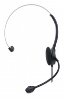 Manhattan Mono On-Ear Headset (USB) (Clearance Pricing), Microphone Boom (padded), Retail Box Packaging, Adjustable Headband, In-Line Volume Control, Ear Cushion, USB-A for both sound and mic use, cable 1.5m, Three Year Warranty
