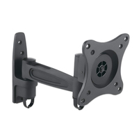 Manhattan TV & Monitor Mount, Wall, Tilt and Swivel, 1 screen, Screen Sizes: 13-27