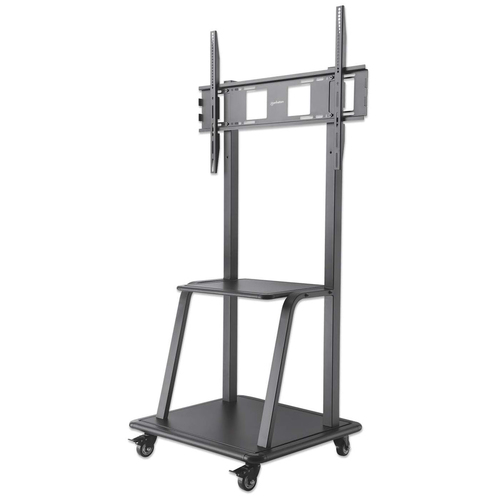 Manhattan TV & Monitor Mount, Trolley Stand, 1 screen, Screen Sizes: 37-100