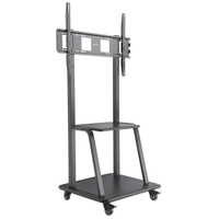 Manhattan TV & Monitor Mount, Trolley Stand, 1 screen, Screen Sizes: 37-100