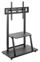 Manhattan TV & Monitor Mount, Trolley Stand, 1 screen, Screen Sizes: 37-100