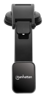 Manhattan Universal Car Dashboard Mount with Magnetic Phone Holder for Smartphones, Horizontal or Vertical Use, Black