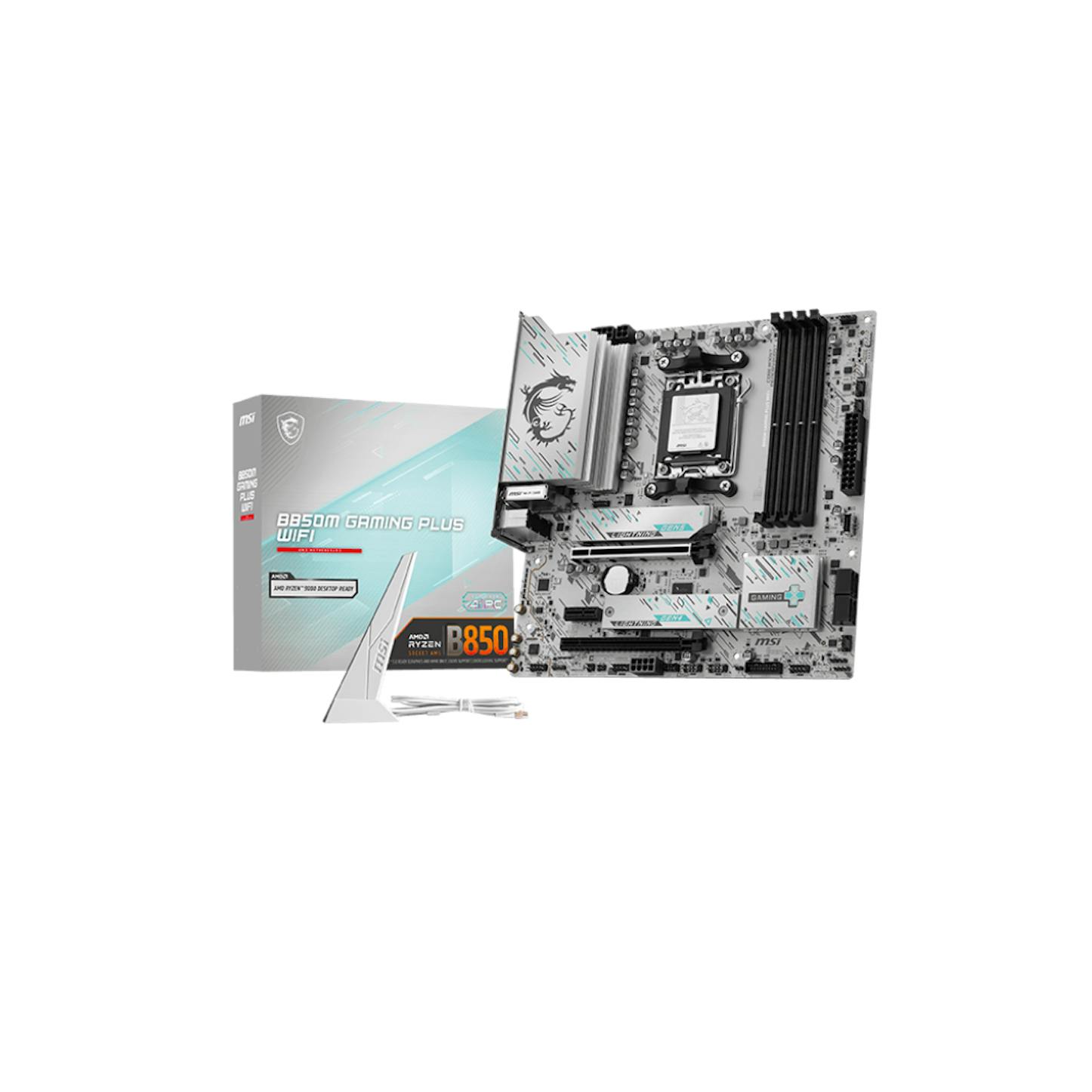 MSI B850M Gaming Plus WIFI (AMD AM5) B850 DDR5 Micro-ATX Motherboard