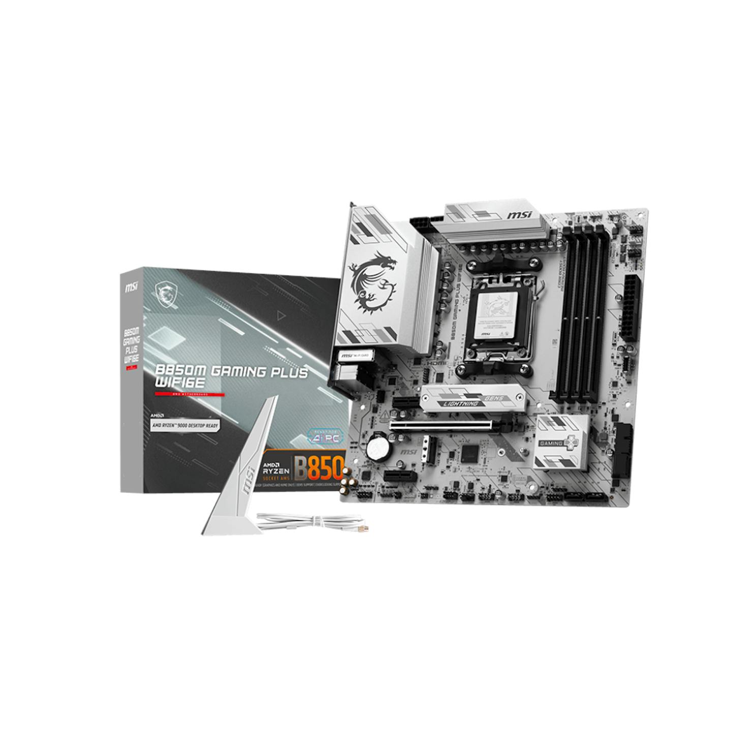 MSI B850M Gaming Plus WIFI6E (AMD AM5) B850 DDR5 Micro-ATX Motherboard