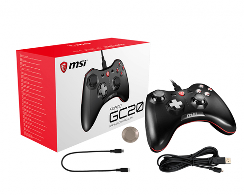 MSI FORCE GC20 Wired Pro Gaming Controller PC and Android 