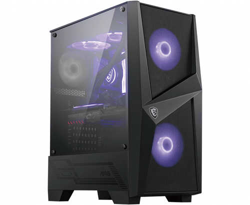 MSI MAG FORGE 100M Mid Tower Gaming Computer Case 