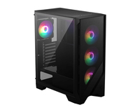 MSI MAG FORGE 120A AIRFLOW computer case Midi Tower Black, Transparent