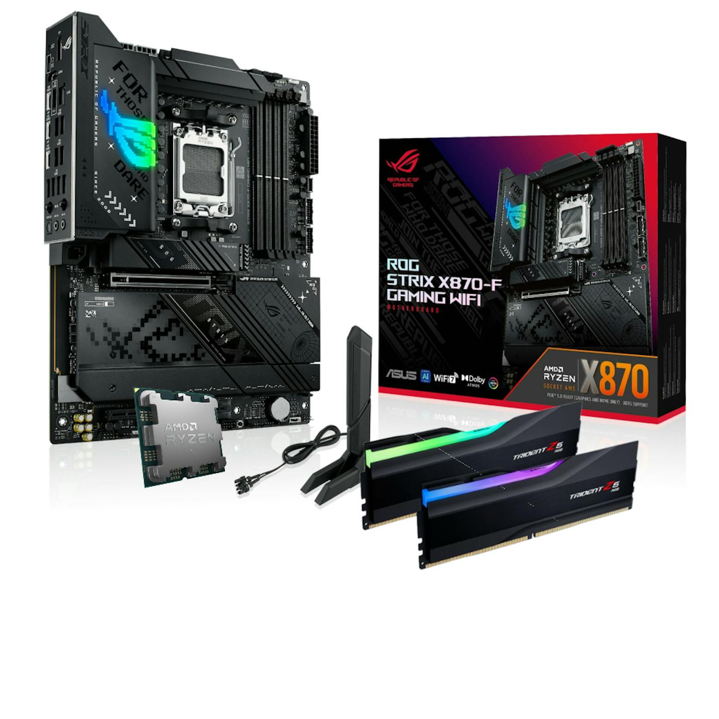 OcUK 8Pack Approved Bundle - Ryzen 9 9950X3D Strix X870-F 64GB DDR5
