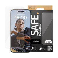 PanzerGlass SAFE. by ® Screen Protector iPhone 15 Pro | Ultra-Wide Fit