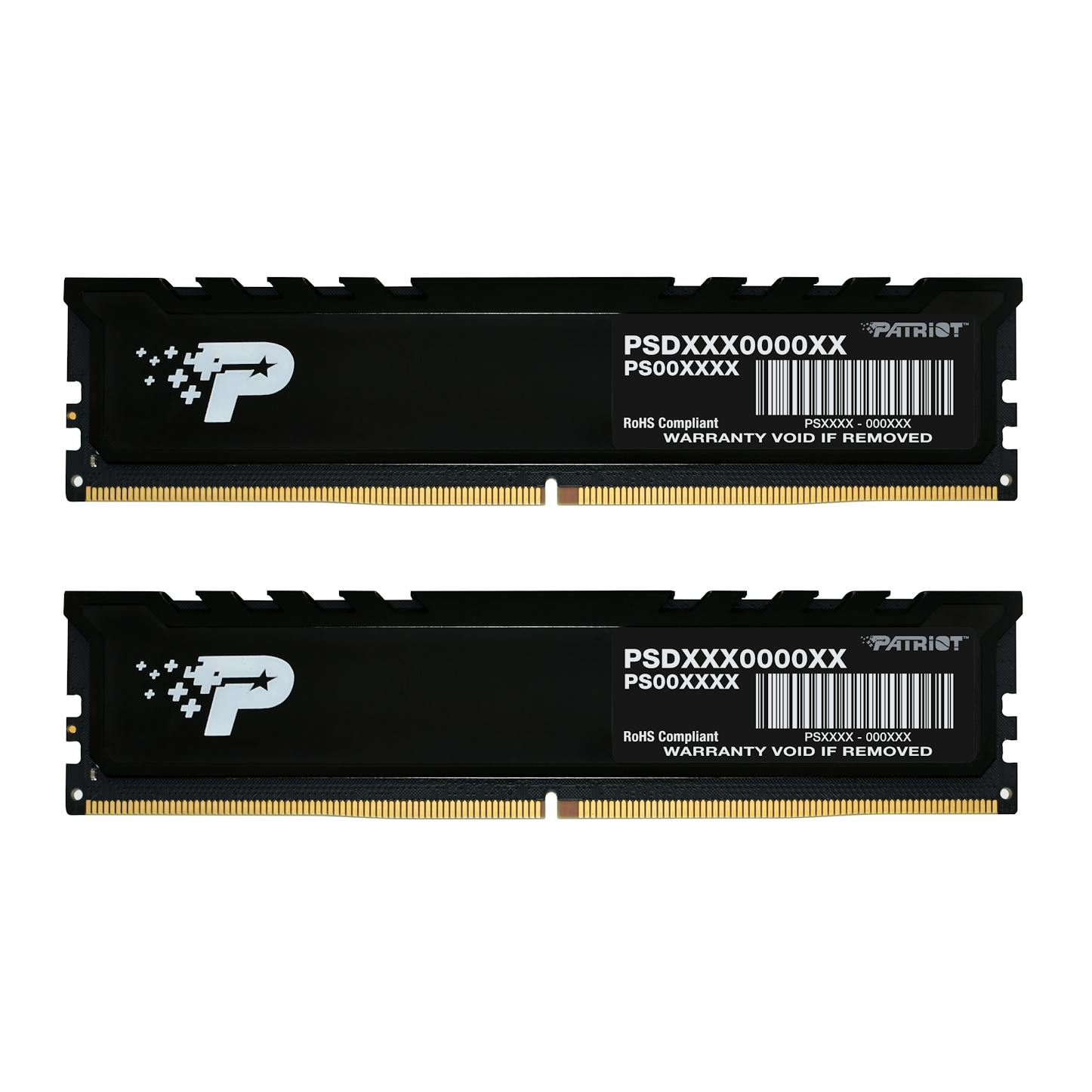 Patriot Premium Signature 16GB (2x8GB) DDR5 C40 4800MHz Dual Channel Kit