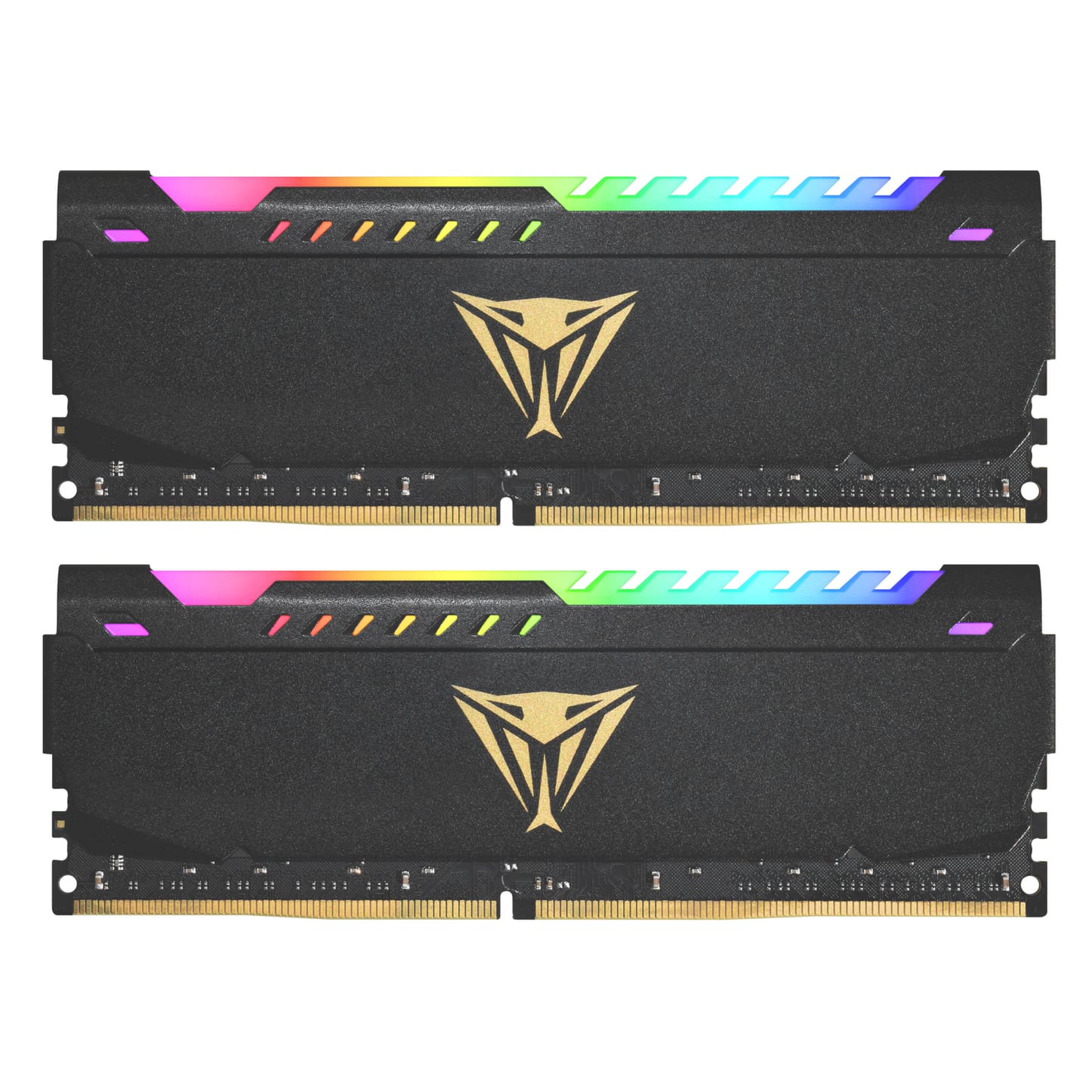 Patriot Viper Steel RGB 16GB (2x8GB) DDR4 C16 3200MHz Dual Channel Kit - Black