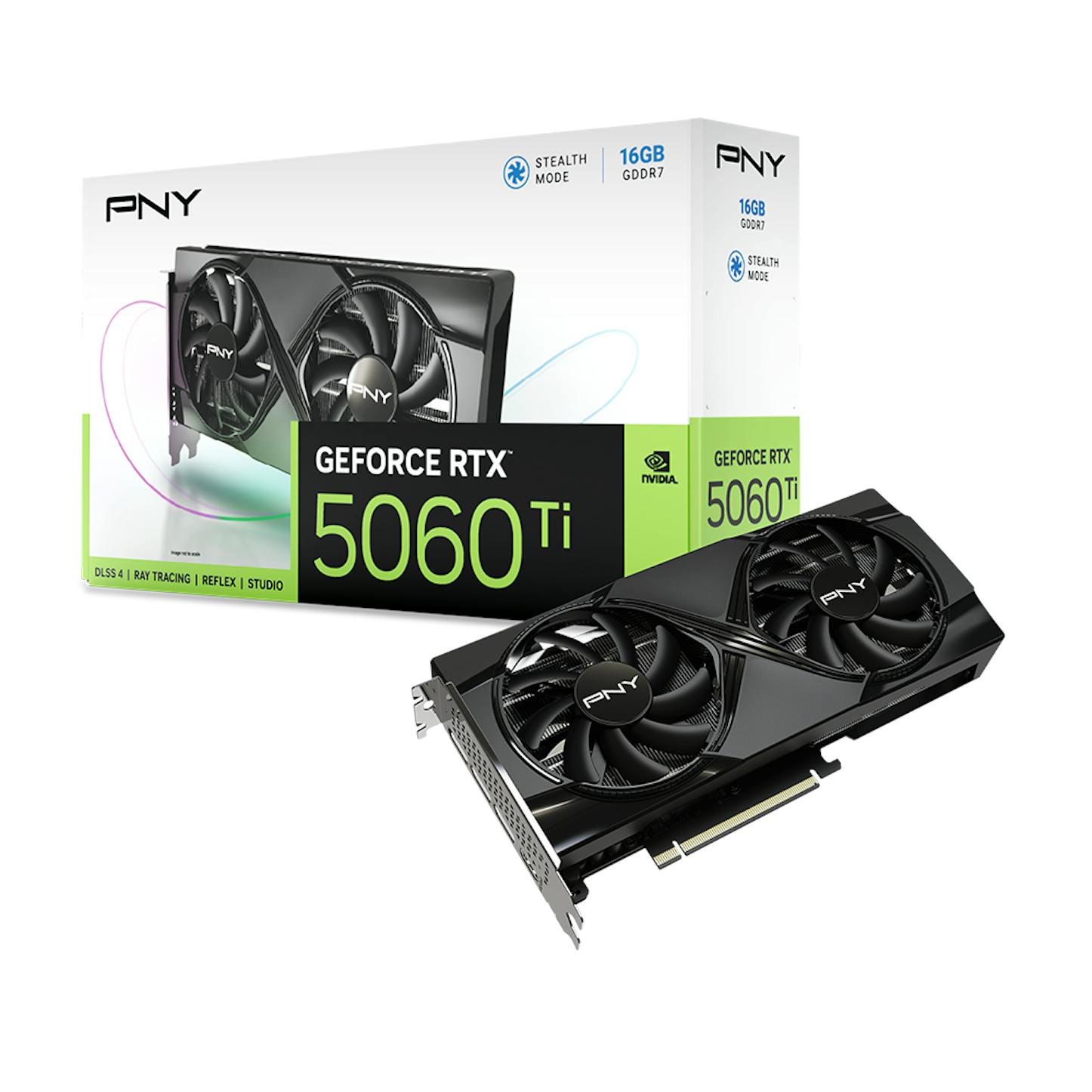 PNY GeForce RTX 5060 Ti Dual Fan 16GB GDDR7 PCI-Express Graphics Card