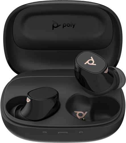 POLY Voyager Free 20 Black Earbuds +Basic Charge Case Customer Special 1