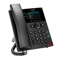 Poly VVX 250 4-Line IP Phone and PoE-enabled