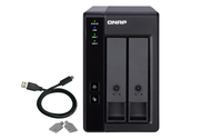 QNAP TR-002 storage drive enclosure HDD/SSD enclosure Black 2.5/3.5