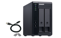 QNAP TR-002 storage drive enclosure HDD/SSD enclosure Black 2.5/3.5