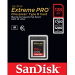 SanDisk 128GB Extreme Pro CFexpress Card, Type B, 1700MB/s R, 1200MB/s W
