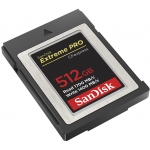 SanDisk 512GB Extreme Pro CFexpress Card, Type B, 1700MB/s R, 1400MB/s W