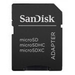 SanDisk 64GB Ultra Micro SD (SDXC) Card, Inc Adapter, 80MB/s R, 10MB/s W